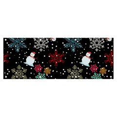 Illustration Xmas Christmas Thanks Giving Pattern Banner And Sign 8  X 3  by danenraven