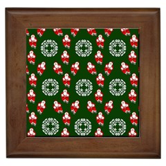 Xmas Christmas Background Framed Tile