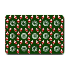 Xmas Christmas Background Small Doormat  by danenraven