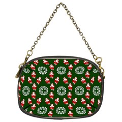 Xmas Christmas Background Chain Purse (one Side) by danenraven