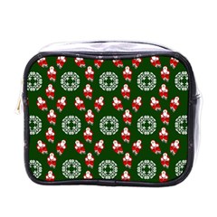 Xmas Christmas Background Mini Toiletries Bag (one Side) by danenraven