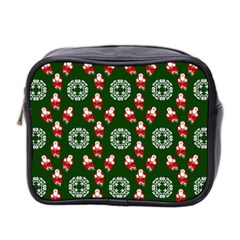 Xmas Christmas Background Mini Toiletries Bag (two Sides) by danenraven