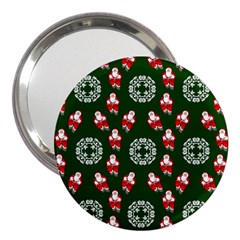 Xmas Christmas Background 3  Handbag Mirrors by danenraven