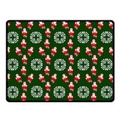 Xmas Christmas Background Double Sided Fleece Blanket (small)  by danenraven