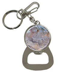 Window Pattern Winter Frost Bottle Opener Key Chain