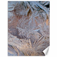 Window Pattern Winter Frost Canvas 36  X 48  by danenraven