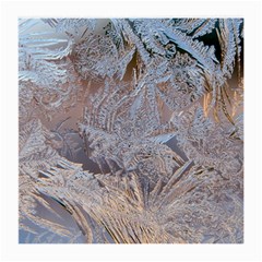 Window Pattern Winter Frost Medium Glasses Cloth (2 Sides) by danenraven