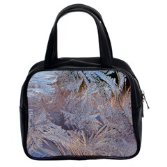 Window Pattern Winter Frost Classic Handbag (two Sides) by danenraven