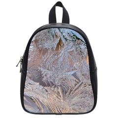 Window Pattern Winter Frost School Bag (small) by danenraven