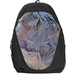 Window Pattern Winter Frost Backpack Bag by danenraven