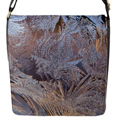 Window Pattern Winter Frost Flap Closure Messenger Bag (s) by danenraven