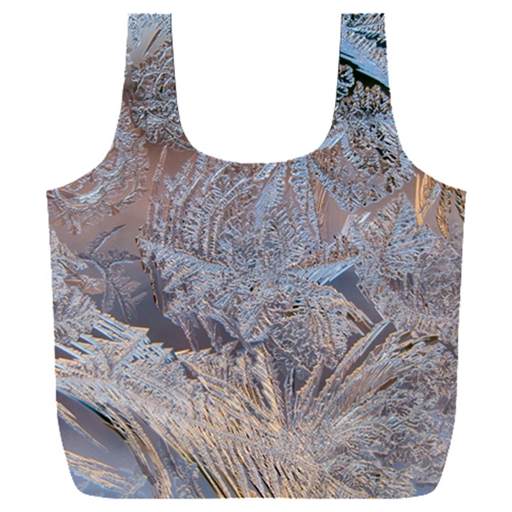 Window Pattern Winter Frost Full Print Recycle Bag (XXL)