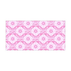 Illustration Background Pink Flower Abstract Pattern Yoga Headband by danenraven