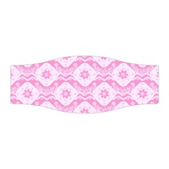 Illustration Background Pink Flower Abstract Pattern Stretchable Headband by danenraven