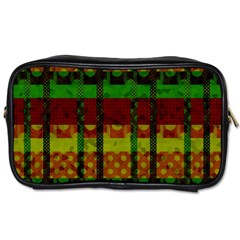 Illustration Background Pattern Texture Design Toiletries Bag (two Sides) by danenraven