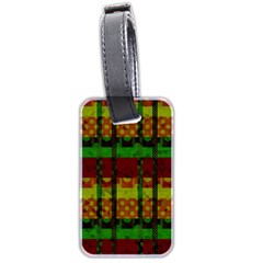 Illustration Background Pattern Texture Design Luggage Tag (two Sides) by danenraven