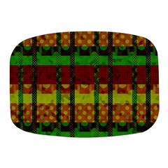 Illustration Background Pattern Texture Design Mini Square Pill Box by danenraven