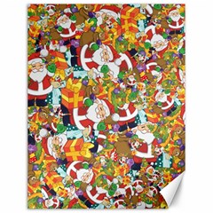 Background Christmas Santa Claus Canvas 12  X 16  by danenraven