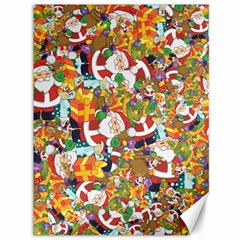 Background Christmas Santa Claus Canvas 36  X 48  by danenraven