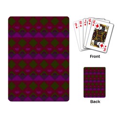 Illustration Argyle Pattern Argyle Background Playing Cards Single Design (rectangle) by danenraven