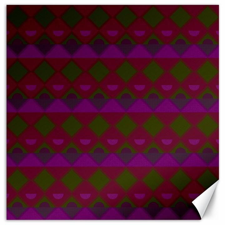 Illustration Argyle Pattern Argyle Background Canvas 16  x 16 