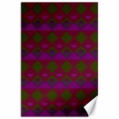 Illustration Argyle Pattern Argyle Background Canvas 24  X 36  by danenraven