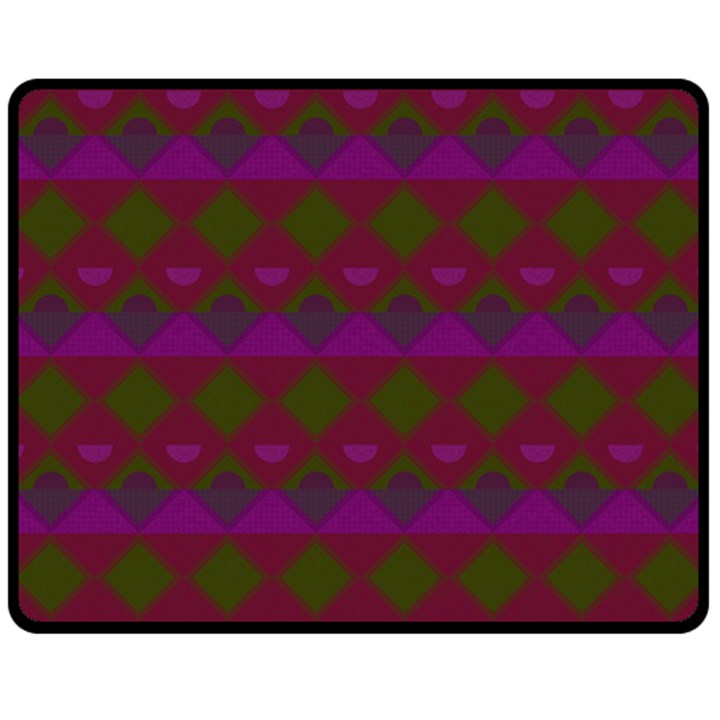 Illustration Argyle Pattern Argyle Background Double Sided Fleece Blanket (Medium) 