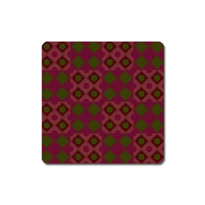 Illustration Background Abstract Pattern Texture Design Square Magnet