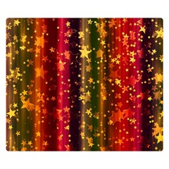 Illustration Background Christma Xmas Star Stars Pattern Wallpaper Double Sided Flano Blanket (small)  by danenraven