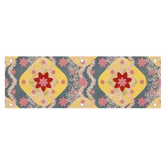 Background Flower Abstract Pattern Banner And Sign 6  X 2 