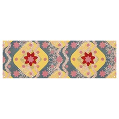 Background Flower Abstract Pattern Banner And Sign 12  X 4 