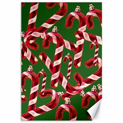 Christmas Wrapping Paper Abstract Canvas 12  X 18  by danenraven