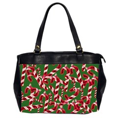 Christmas Wrapping Paper Abstract Oversize Office Handbag (2 Sides) by danenraven