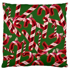 Christmas Wrapping Paper Abstract Large Cushion Case (one Side) by danenraven