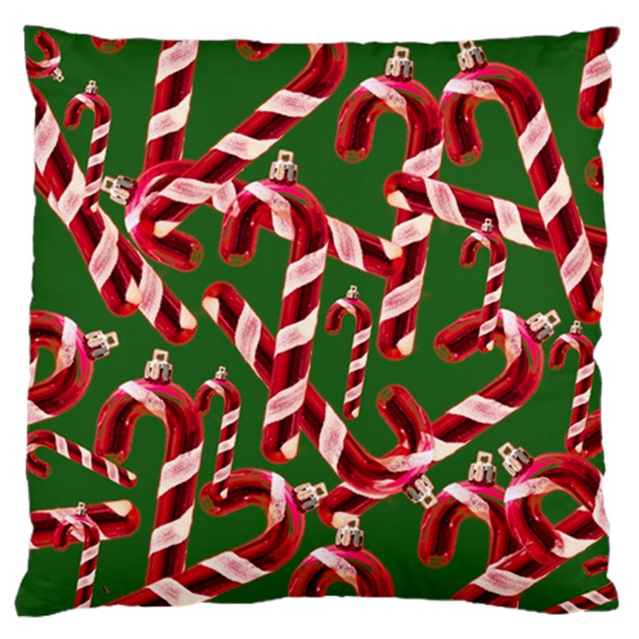 Christmas Wrapping Paper Abstract Standard Flano Cushion Case (Two Sides)