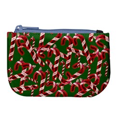 Christmas Wrapping Paper Abstract Large Coin Purse by danenraven