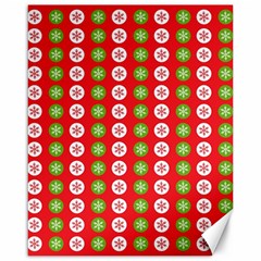 Illustration Festive Pattern Christmas Holiday Canvas 16  X 20  by danenraven