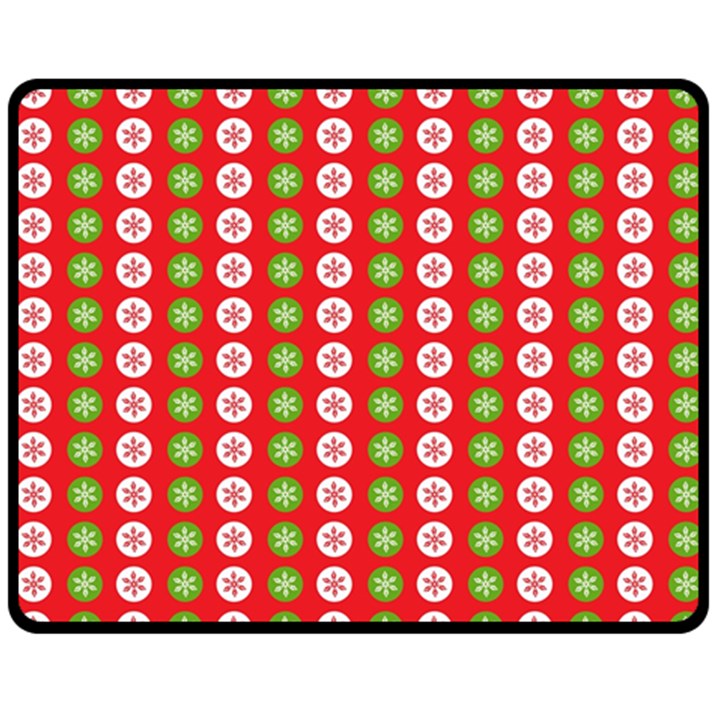 Illustration Festive Pattern Christmas Holiday Fleece Blanket (Medium) 