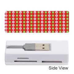 Illustration Festive Pattern Christmas Holiday Memory Card Reader (stick) by danenraven