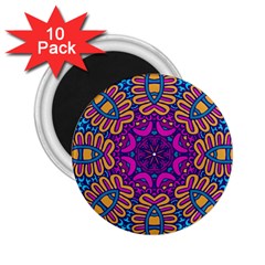 Mandala Fishes 2 25  Magnets (10 Pack)  by ConteMonfrey