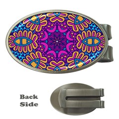 Mandala Fishes Money Clips (oval)  by ConteMonfrey