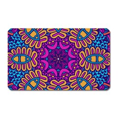 Mandala Fishes Magnet (rectangular) by ConteMonfrey