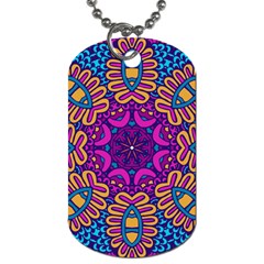 Mandala Fishes Dog Tag (two Sides) by ConteMonfrey