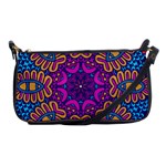 Mandala Fishes Shoulder Clutch Bag Front