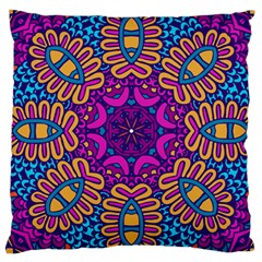 Mandala Fishes Large Cushion Case (one Side) by ConteMonfrey