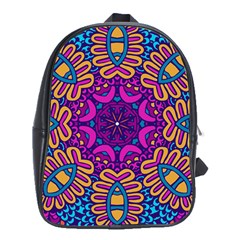 Mandala Fishes School Bag (xl) by ConteMonfrey