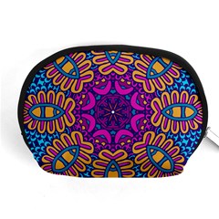 Mandala Fishes Accessory Pouch (medium) by ConteMonfrey