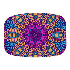 Mandala Fishes Mini Square Pill Box