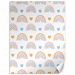 Rainbow Pattern Canvas 18  X 24  by ConteMonfrey