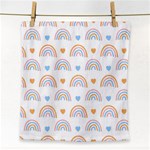 Rainbow Pattern Face Towel Front